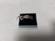 Sterling Silver Men's 6 Mm Wedding Band Size S. 534