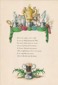 Double Sided Guinness Print 70 Years Old 1952 Ice Skating & Awards