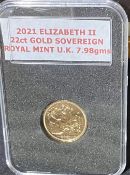 2021 Mint 22Ct. Gold Sovereign