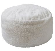 (81/5A) Lot RRP £77. 2x Items. 1x Cuddle Fleece Beanbag Cream RRP £42, Dimensions: (40x70cm). 1x...