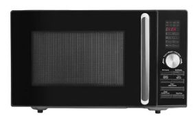 (57/5D) RRP £99. 800W 23L Digital Microwave With 1000W Grill Black 23 Litre. (Unit Appears Clean...