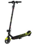 (80/6L) RRP £230. EVO VT3 Folding Lithium Electric Scooter Lime. (Damage Seen To Unit See Photos)...