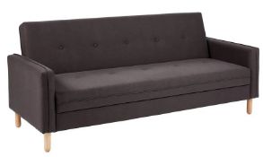 (102/R3) Lot RRP Circa £400+. 2x Sofa Items. 1x 2 Seater Fabric Sofa Grey (No Cushions In Lot, Un...