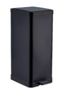 (27/2A) Lot RRP £70. 2x Soft Close 30L Rectangular Bin Black RRP £35 Each. (1x Unit No Box).