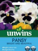 (121/6I) Lot RRP Circa £500. Approx 200x Mixed Unwin Seed Plant Packets (Best Before Date Seen Se...