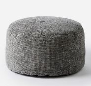 (83/5B) Lot RRP £135. 3x Chunky Weave Pouffe (1x Charcoal, 2x Forest Green) RRP £45 Each. Dimensi...