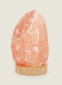 (19/1F) Lot RRP £114. 11x Items. 6x Rock Salt Lamp RRP £12 Each. 1x White LED Aluminium 2 Solar D...