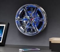 Title: (67/6A) Lot RRP £142. 5x Items. 4x Red5 LED Wheel Rim Clock RRP £28 Each. 1x Orb NASA Retro
