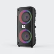 Title: (28/7N) Lot RRP £158. 2x iDance DJX-100 Light-Up Bluetooth Party Speaker RRP £79 Each. (All