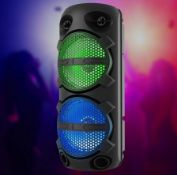 Title: (10/7N) Lot RRP £118. 2x iDance Typhoon 200 Portable Speaker RRP £59 Each. (All Units Have