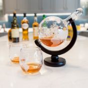 Title: (36/6B) Lot RRP £128. 4x Decanter Items. 2x Globe Decanter With Glasses Set RRP £39 Each.