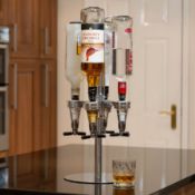 Title: (23/6B) Lot RRP £117. 3x 4 Bottle Optic Bar Butler Rotary Bottle Stand And Dispenser RRP £