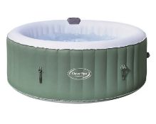 Title: (5/R3) RRP £450. CleverSpa Cotswolds 4 Person Round Portable Spa. 110 Powerful Massaging