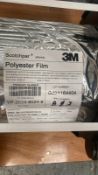4 x Rolls of 3M PET Film Material, Medical Grade Brand New Industrial Plastic
