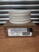 20 Boxes of 3M White 11 inch Floor Cleaning Scrubber Polishing Pads, Commercial Cleaning Supplies