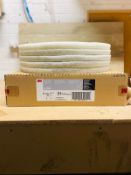 20 Boxes of 3M White 21 inch Floor Cleaning Scrubber Polishing Pads, Commercial Cleaning Supplies