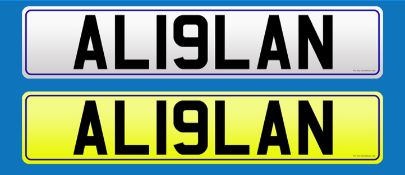 *AL19 LAN* ALLAN Cherished Number Plate on Retention
