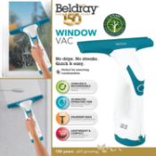 Beldray 10W 60Ml Cordless Rechargeable Lightweight Window Vacuum Cleaners RRP 42.00