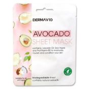 60 x Derma V10 Avocado Sheet Masks RRP 4.99 Ea.