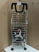 Sack trolley with removable bag and rotating wheels for stairs. RRP £40 - GRADE U