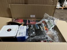 Assorted box of various items. APPROX. RRP £150 - £200 - GRADE U