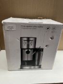 John Lewis Pump espresso machine Integrated milk system. RRP £120 - GRADE U