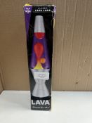Classic Lava Lamp 14.5 Inch. RRP £30 - GRADE U
