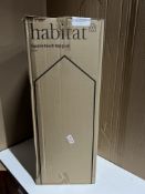 Habitat square touch top grey Bin 30L. RRP £40 - GRADE U