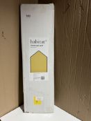 Habitat Chrome wall shelf. RRP £30 - GRADE U