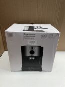 John Lewis Pump espresso machine stainless steel. RRP £80 - GRADE U