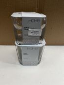 4 X Wine glasses and 4 X Beer glasses. RRP £12 - GRADE U