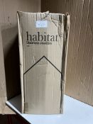Habitat Stainless steel bin. RRP £40 - GRADE U