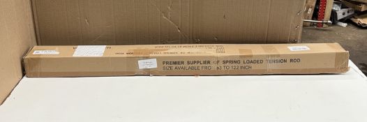 Premier supplier spring loaded tension rod. RRP £30 - GRADE U