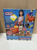 Little Tikes Wooden shopping trolley. RRP £35 - GRADE U