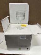4 X fancy wine glasses. RRP £12 - GRADE U