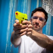 (268/2K) Lot RRP £150. 5x Red5 BB Gun Plus Target RRP £30 Each. (All Units Have Return To Manufac...