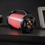 (109/5M) Lot RRP £120. 4x iDance Cyclone 400 Portable Light Up Bluetooth Speaker RRP £30 Each. (A...