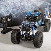 (71/P) Lot RRP £150. 2x Red5 RC Dune Buggy Blue 1:10 Scale 4WD Climbing Car RRP £75 Each. (All Un...