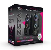 (31/5L) Lot RRP £80. 4x Red5 Zeta Light Up Gaming Speakers RRP £20 Each. (All Units Have Return T...