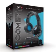 (188/10F) Lot RRP £175. 8x Mixed Red5 Gaming Headset. 3x Nova RRP £20 Each. 3x Orbit RRP £25 Each...