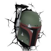 (168/10E) Lot RRP £120 Ð 4x 3D Deco Light Items RRP £30 Each. 1x Star Wars Boba Fett. 1x Marvel D...