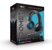 (35/5L) 5x Red5 Comet Gaming Headset RRP £20 Each. (All Units Have Return To Manufacturer Sticke...
