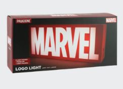 (23/5M) Lot RRP £100. 5x Paladone Marvel Logo Light RRP £20 Each. (All Units Have Return To Manuf...