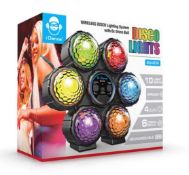 (173/10E) Lot RRP £125. 5x iDance Disco Lights RRP £25 Each. (All Units Have Return To Manufactur...