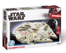 (191/10J) 5x Items. 1x Disney 4D Puzzle Star Wars Millenium Flacon Model Kit RRP £55. 1x Pop! Bat...