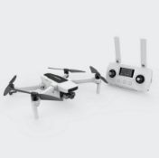 (267/2L) RRP £499. Hubsan Zino 2 Folding Drone 4K Camera FPV 9KM Range. (Drone & Controller Power...