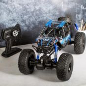 (239/P) Lot RRP £150. 2x Red5 RC Dune Buggy Blue 1:10 Scale 4WD Climbing Car RRP £75 Each. (All U...