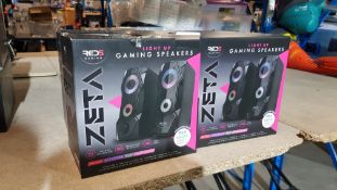 (27/5J) 3x Pac Man 12 In Game SFX Light RRP £30 Each. (All Units Have Return To Manufacturer Stic...