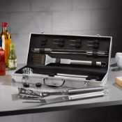 (94/5O) Lot RRP £100. 4x Barbecue Tool Set With Carry Case RRP £25 Each. (All Units Have Return T...