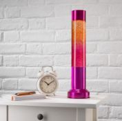 (269/2L) Lot RRP £240. 12x Glitter Lamp Light Pink RRP £20 Each. (All Units Have Return To Manufa...